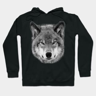 Wild Wolf Face Animal For Hunting, Fishing & Protection Hoodie